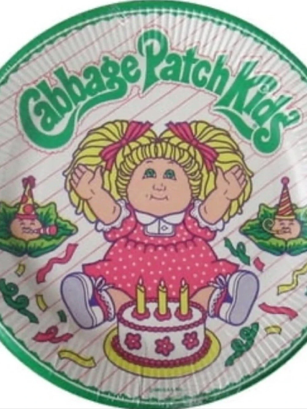 Vintage 1985 Cabbage Patch Doll Yellow Hair & Blue Eyes GUC